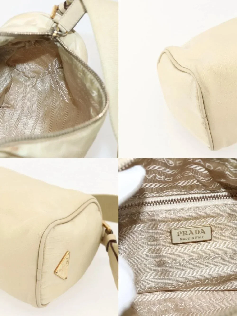 Prada brand	prada color	beige